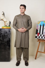 Brown Kameez Shalwar